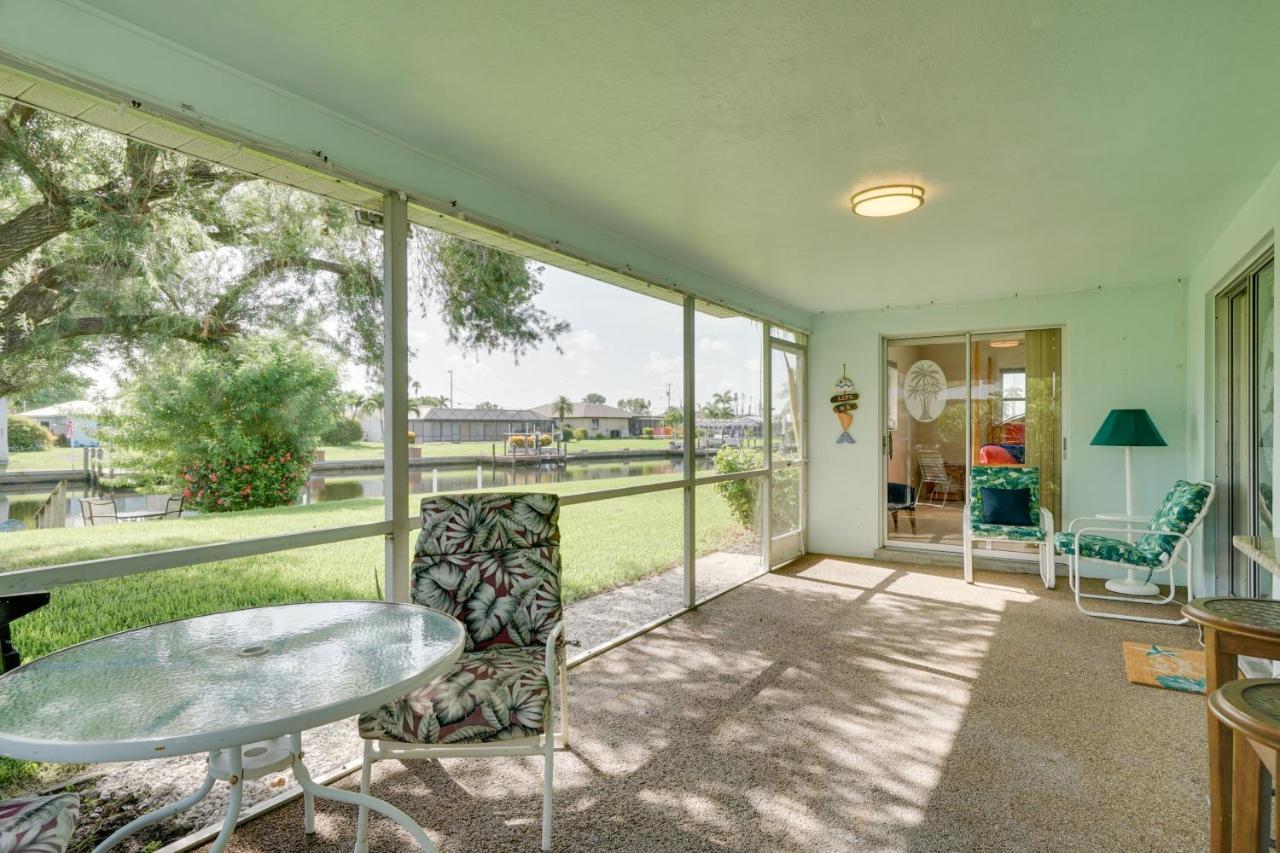 Waterfront Cape Coral Home Dock And Screened Porch Exterior photo